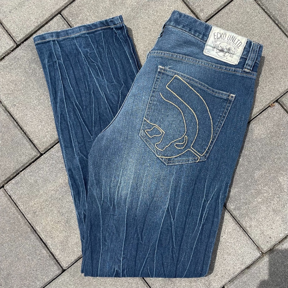 Ecko Unltd Denim Rhino Jeans - Straight Fit - size 32 - Picture 1 of 12